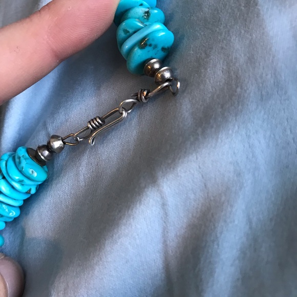 SOLD Native American Sleeping Beauty Turquoise - Picture 7 of 8